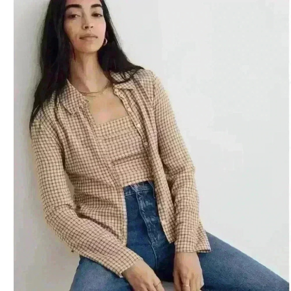 NWT Madewell bottom down shirt size 00 - Picture 1 of 5